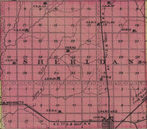 1887 Map of Crawford County
